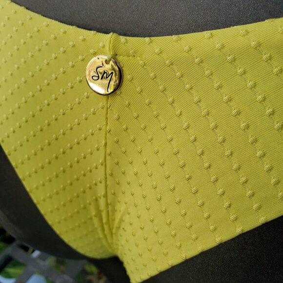 Brazilian Bikini - matte yellow - Picture 3 of 5